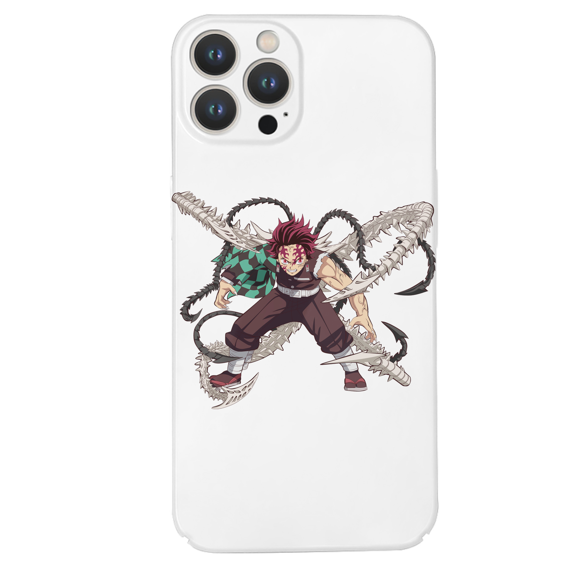 （画像用） 鬼滅の刃 竈門 炭治郎／かまど たんじろう Kamado Tanjirou 【iPhone 14シリーズ対応】ハードケース